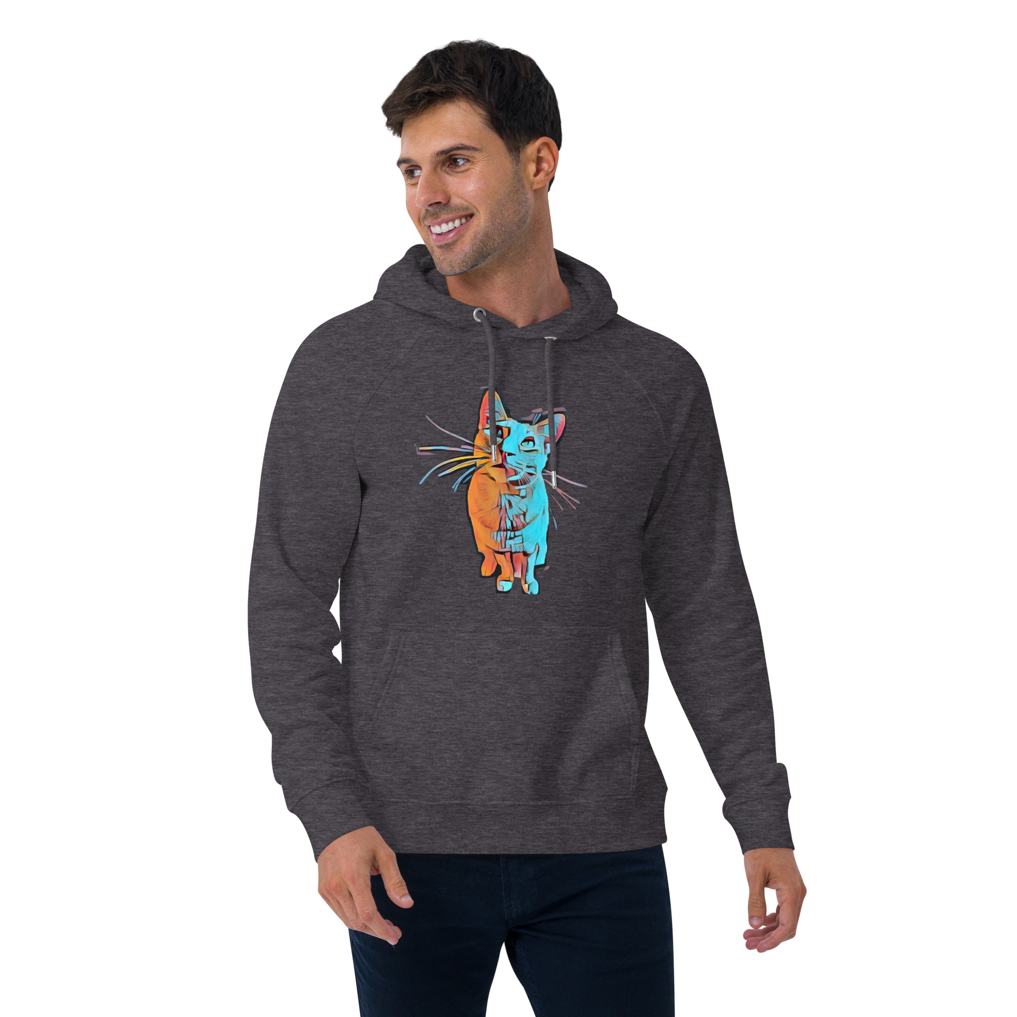 Vibrant Cat Sweatshirt 03 - Image 6