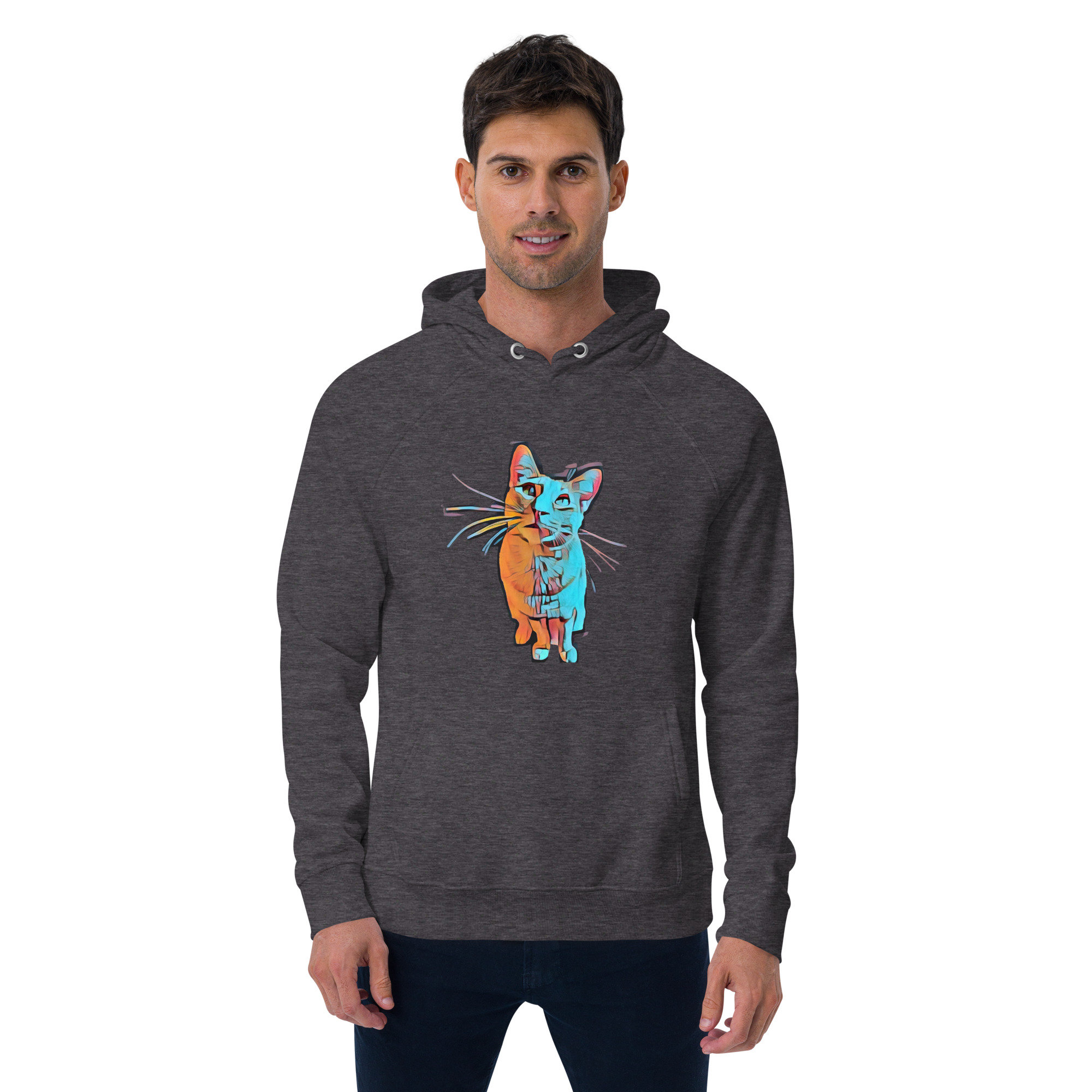 Vibrant Cat Sweatshirt 03 - Image 5